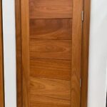 Single leaf mahogany hardwood Door.