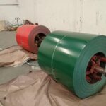 Coloured Aluzinc GL coils (Wrinkle Matt, GI coils, PPGI coils, Slitting coils)